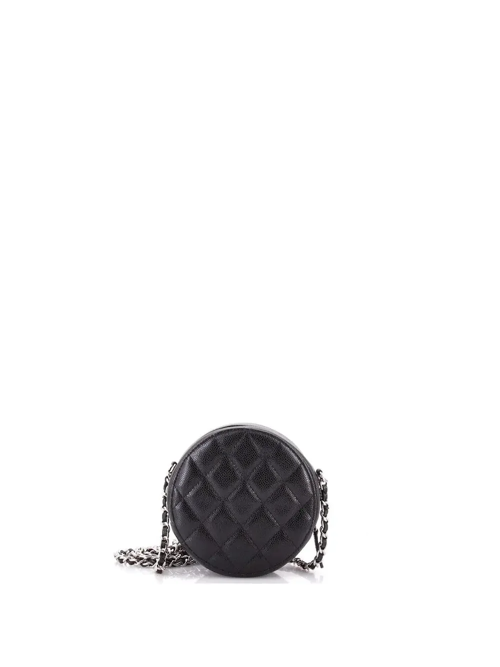 Chanel Round Clutch With Chain Quilted #291715C23B